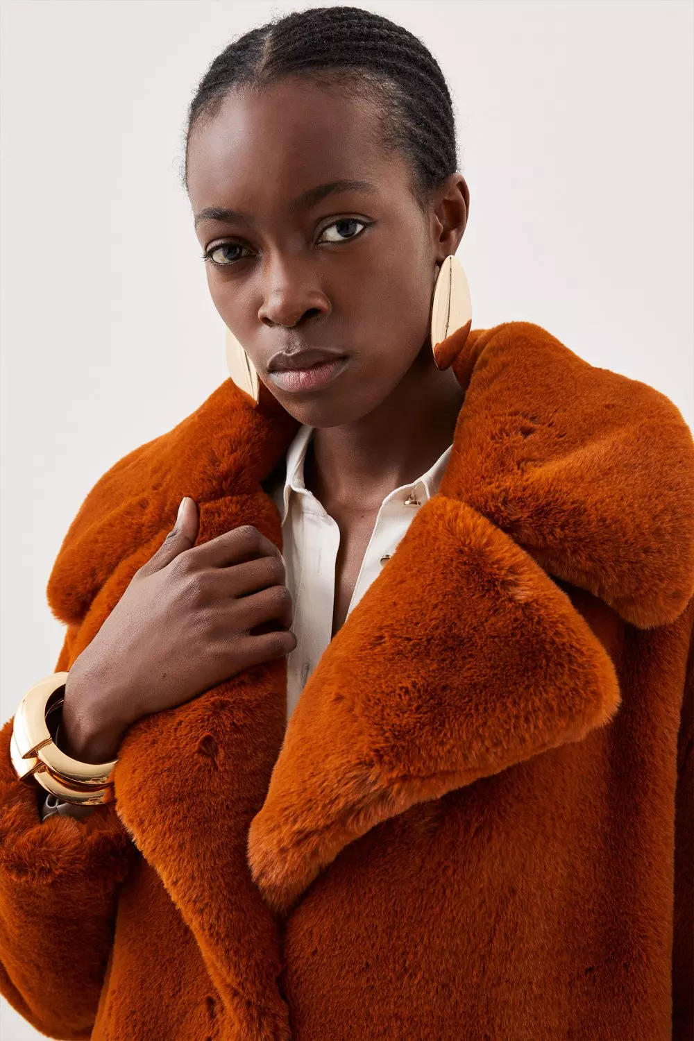 Cocoon fur coat store